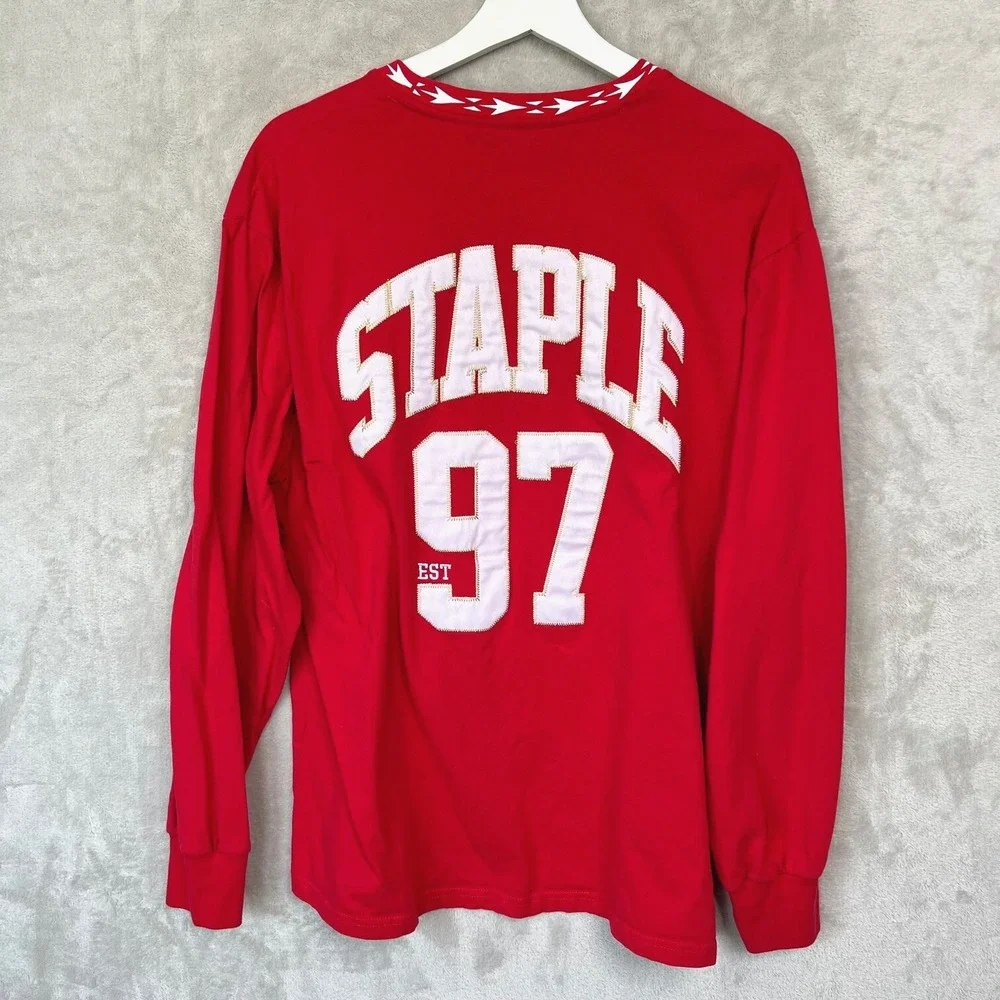 NFL‎ x Staple Red San Francisco 49ers Core Team Shirt Mens Large Red Long Sleeve